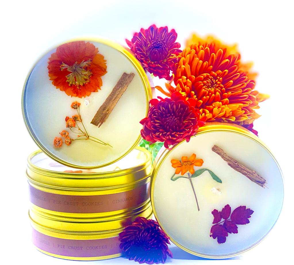 Pie Crust Cookie Candle